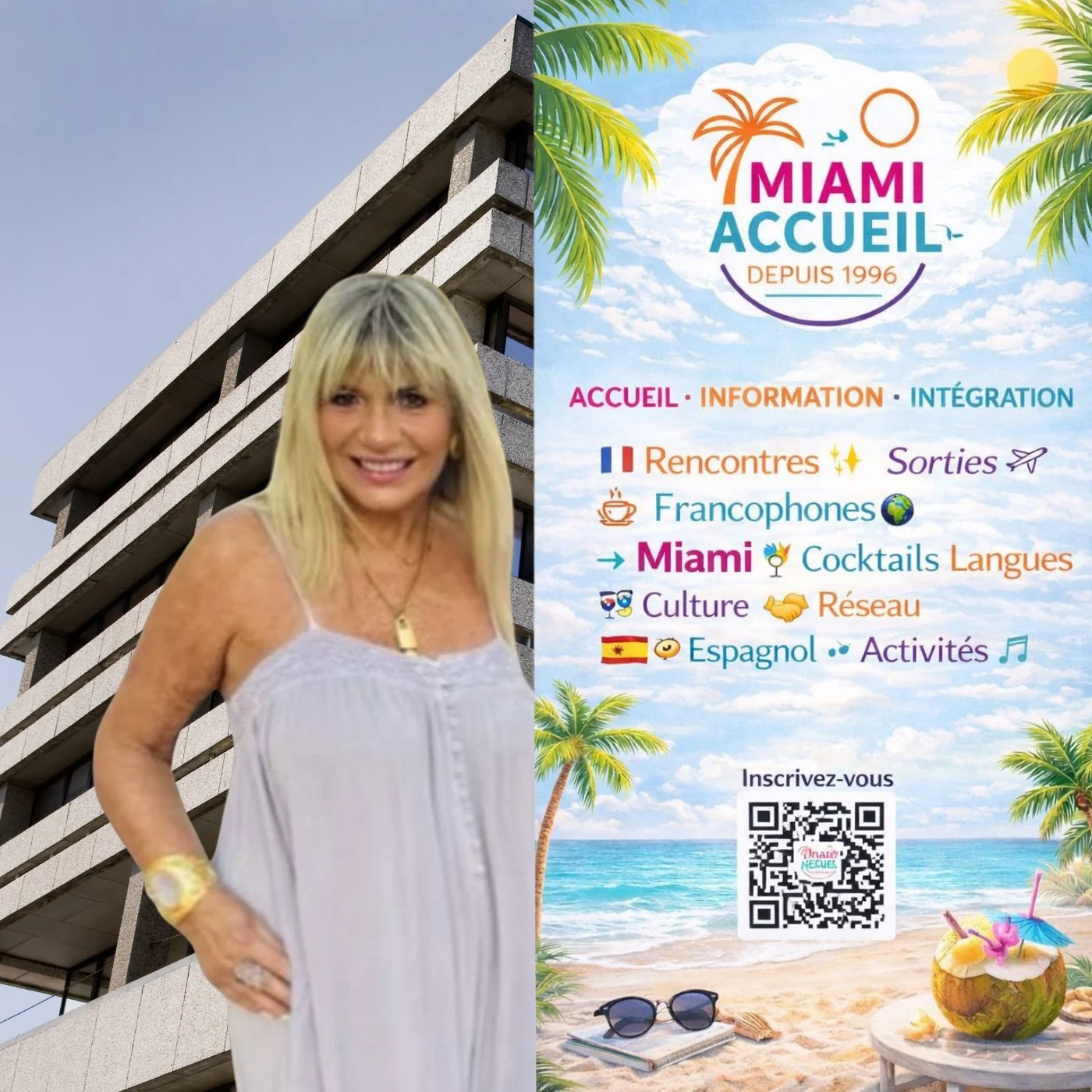 Beatrice Benaros Présidente de Miami Accueil